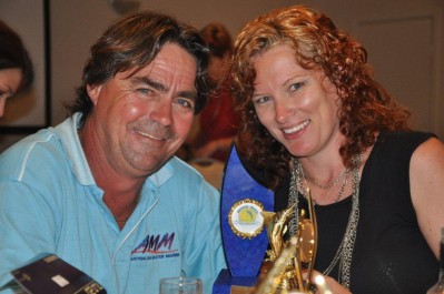 Dean and Carla Grieve. Mission Beach Game Fishing Club Awards