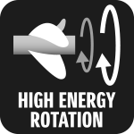High energy rotation